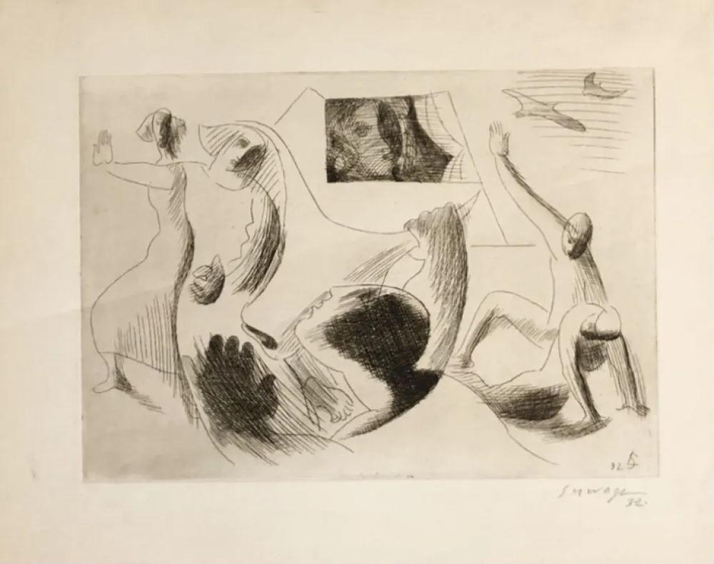 Stich Survage - Femme à la fenêtre