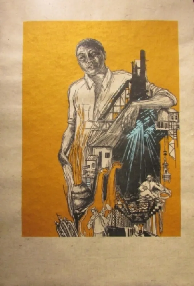 Siebdruck Swoon - Braddock Steel