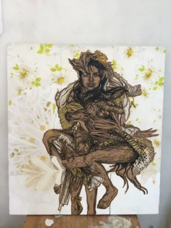 Siebdruck Swoon - Monica