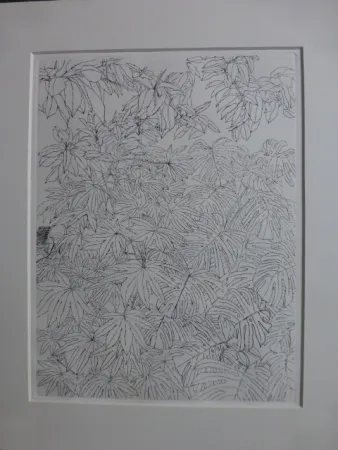 Radierung Szafran - Feuillages ,1977