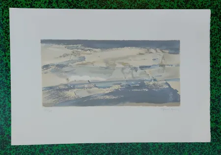 Lithographie Szenes - Plage du nord (1982)