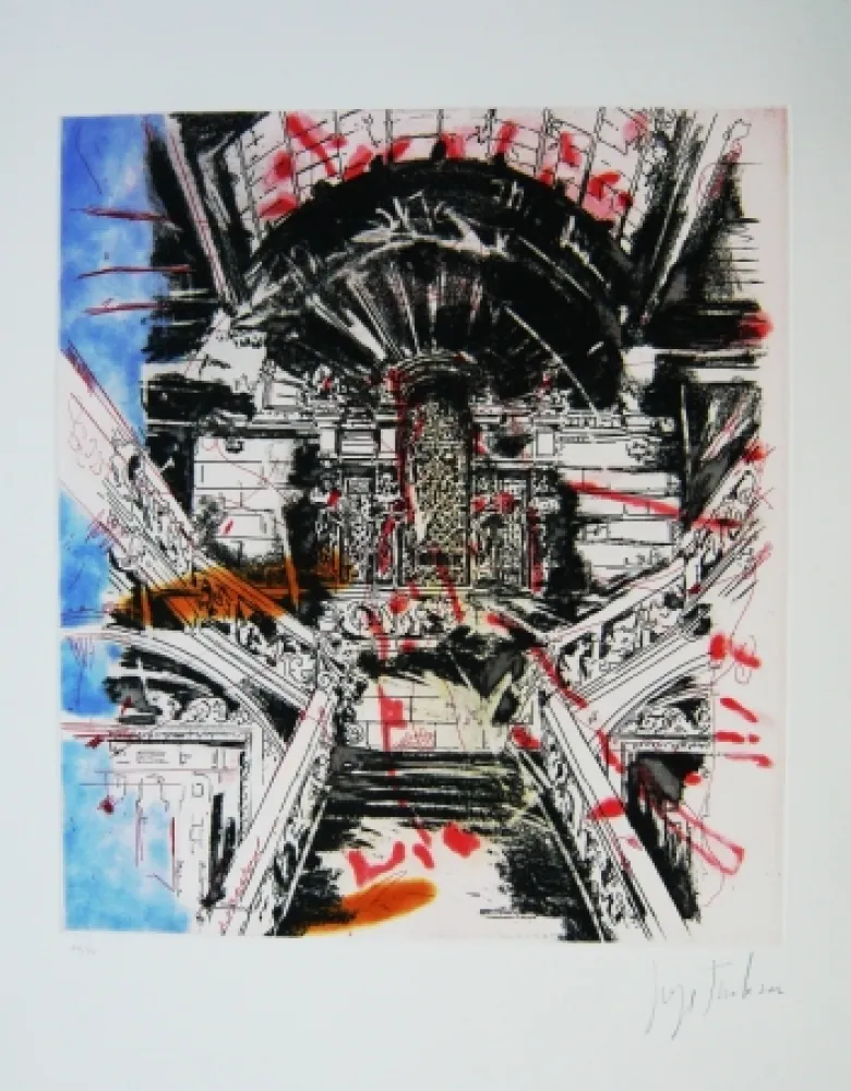 Radierung Und Aquatinta Tacla - Tu casa es mi casa