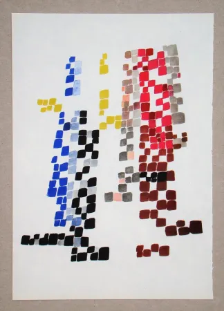 Heliogravüre Taeuber-Arp - Taches quadrangulaires, 1920