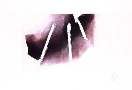 Aquatinta Tal Coat - Et la nuit vient