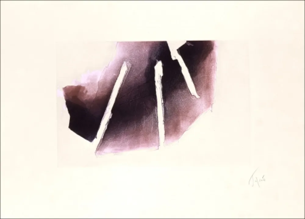 Radierung Tal Coat - Et vient la nuit