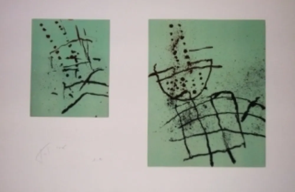 Radierung Und Aquatinta Tal Coat - Piège