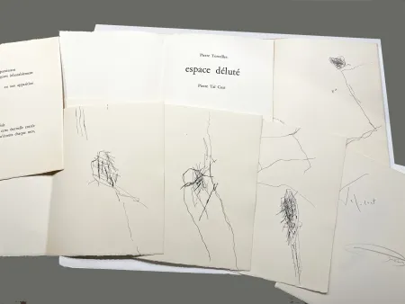 Illustriertes Buch Tal Coat - Pierre Torreilles : ESPACE DÉLUTÉ. 7 gravures originales de Pierre Tal Coat.