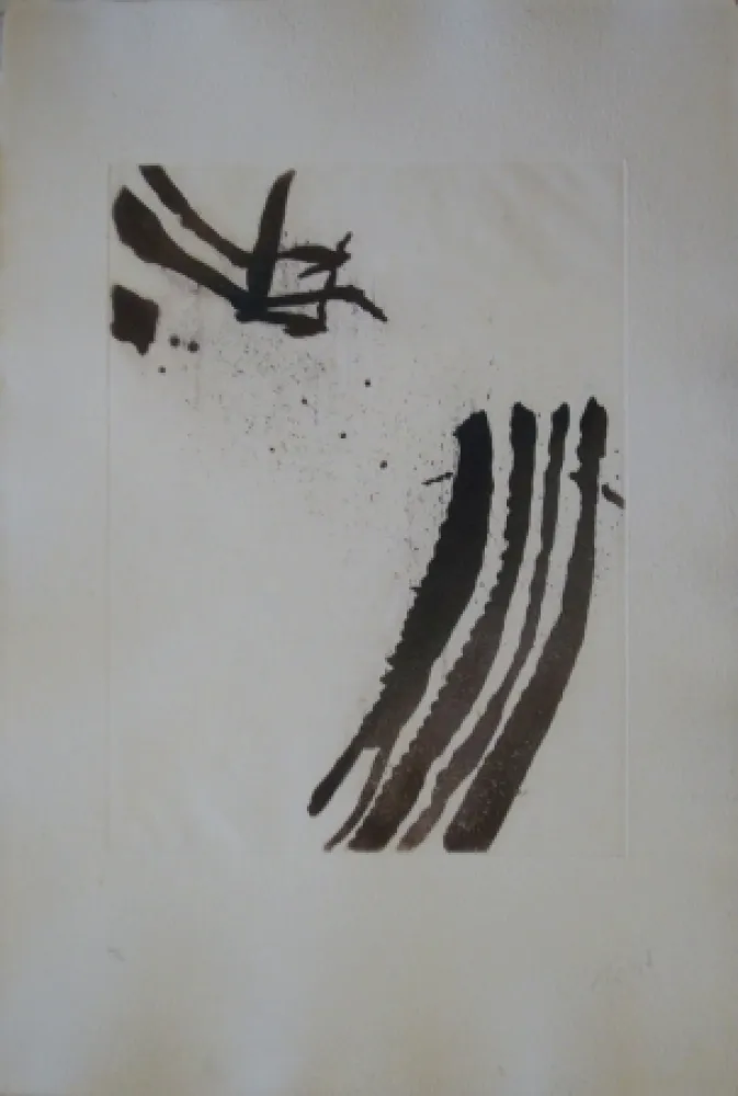 Radierung Und Aquatinta Tal Coat - Planche de l'almanach