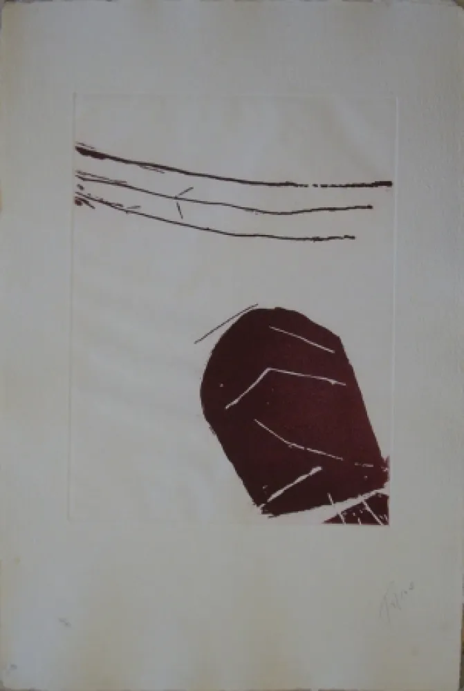 Radierung Und Aquatinta Tal Coat - Planche de l'almanach