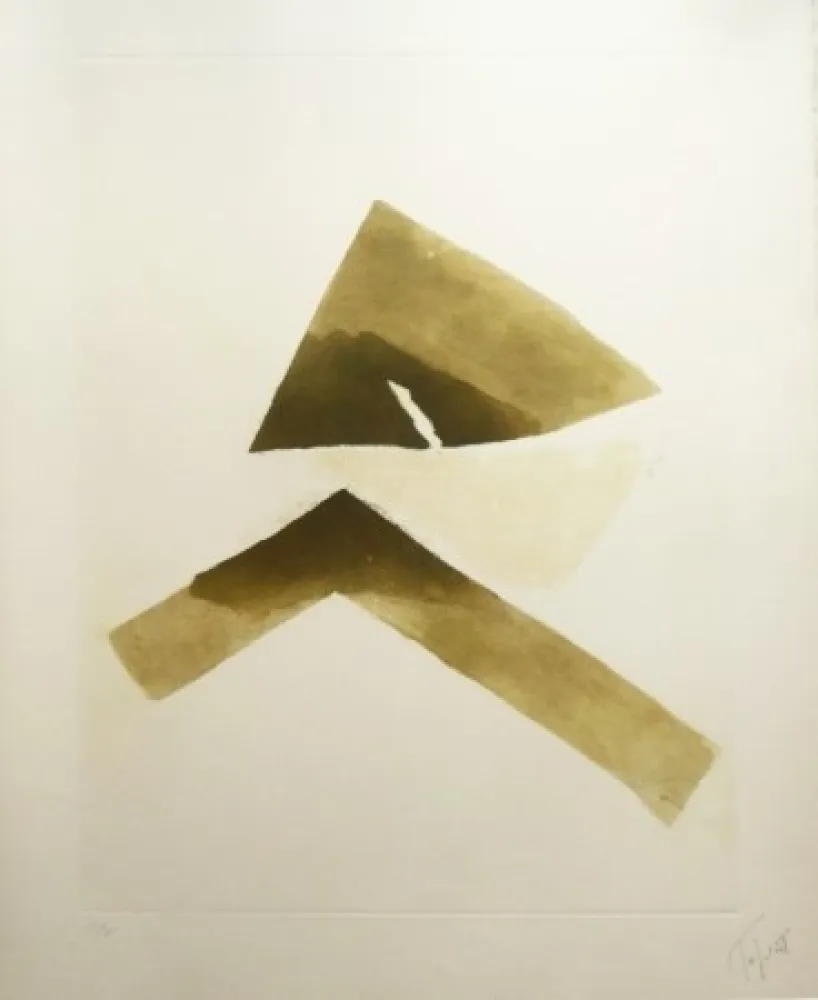 Radierung Und Aquatinta Tal Coat - Se rejoignant