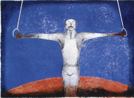 Lithographie Tamayo - Cruz de Hierro (El Gimnasta)