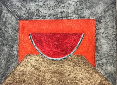 Radierung Tamayo - Interior con sandia