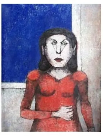 Siebdruck Tamayo - Mujer Enojada 