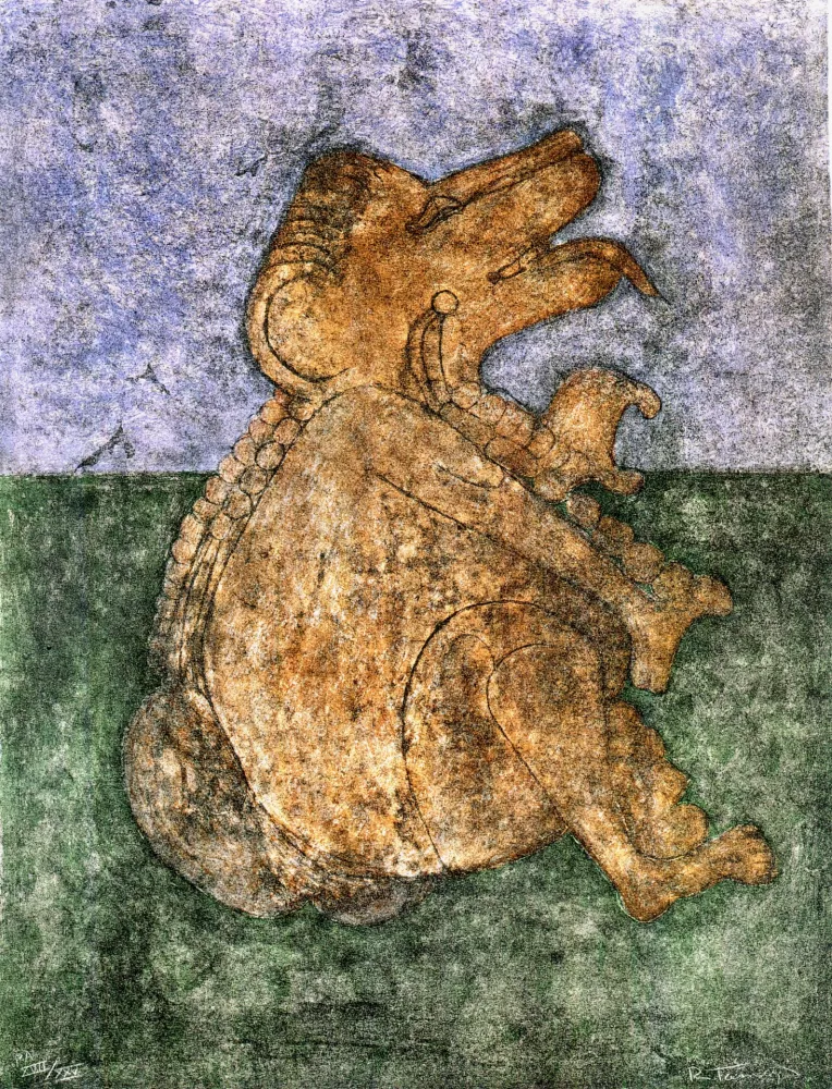 Lithographie Tamayo - Perro prehistórico 