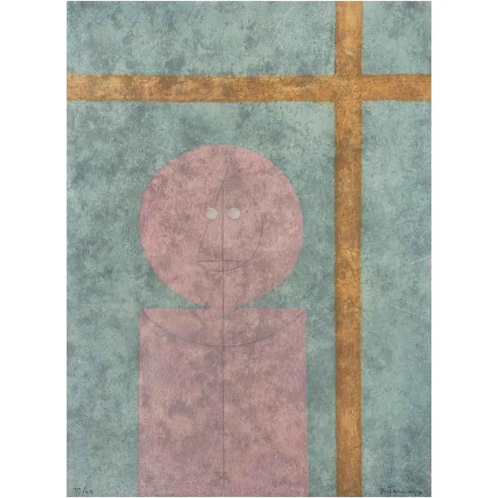 Radierung Tamayo - Personaje en la ventana