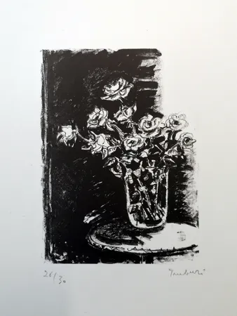 Lithographie Tamburi - Fiori nel vaso
