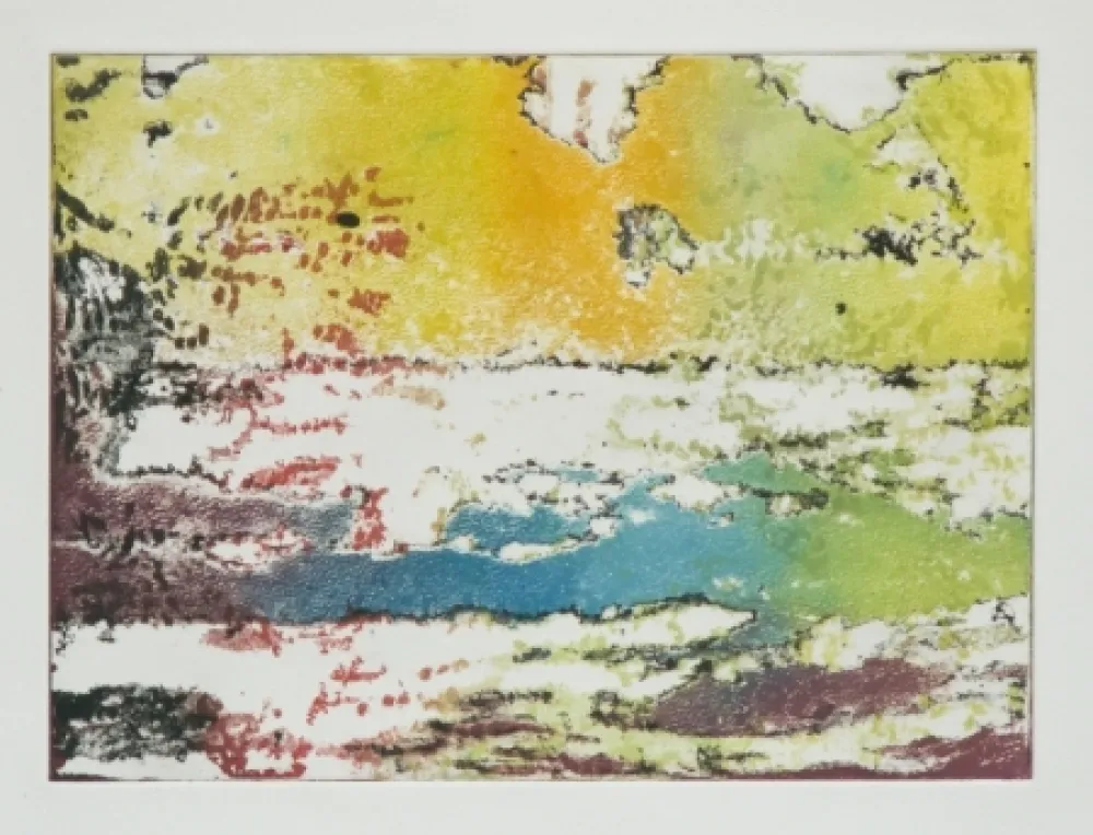 Monotypie Tanguy - Lagune 1