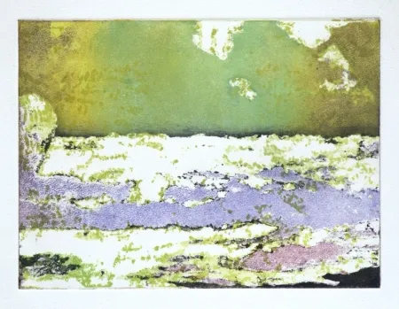 Monotypie Tanguy - Lagune 2