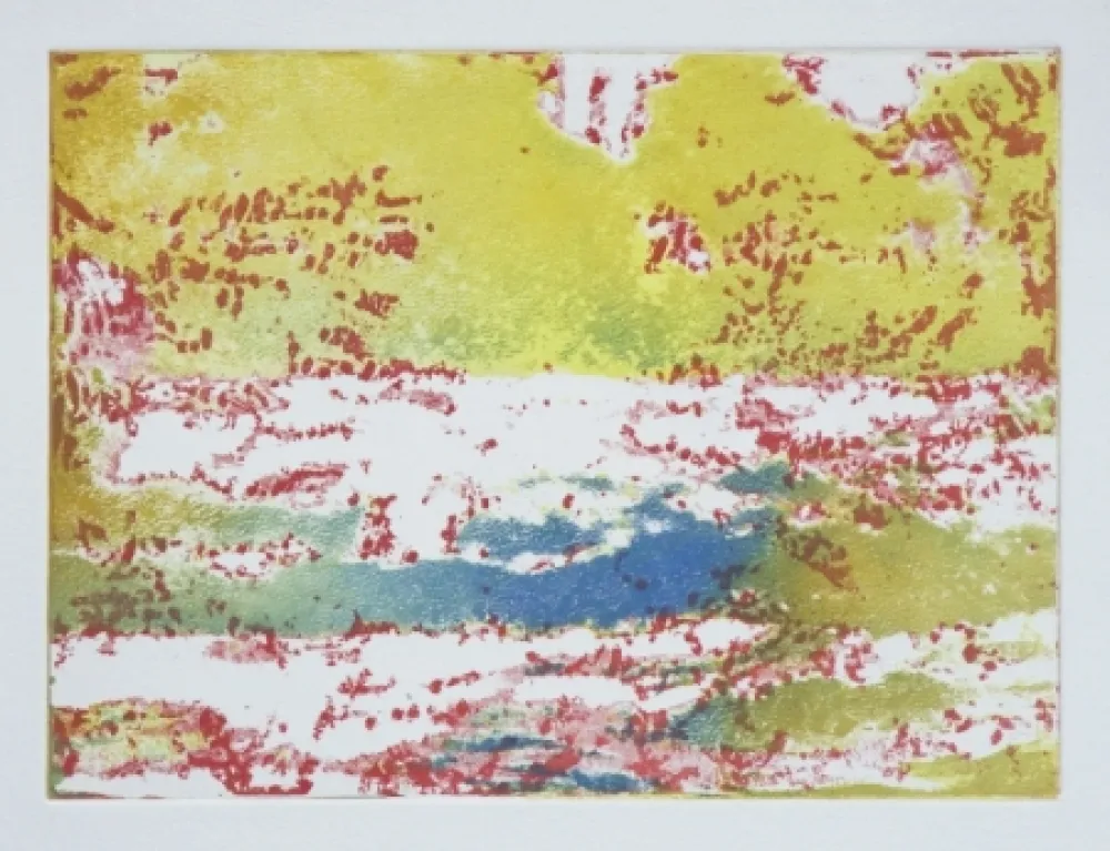 Monotypie Tanguy - Lagune 4