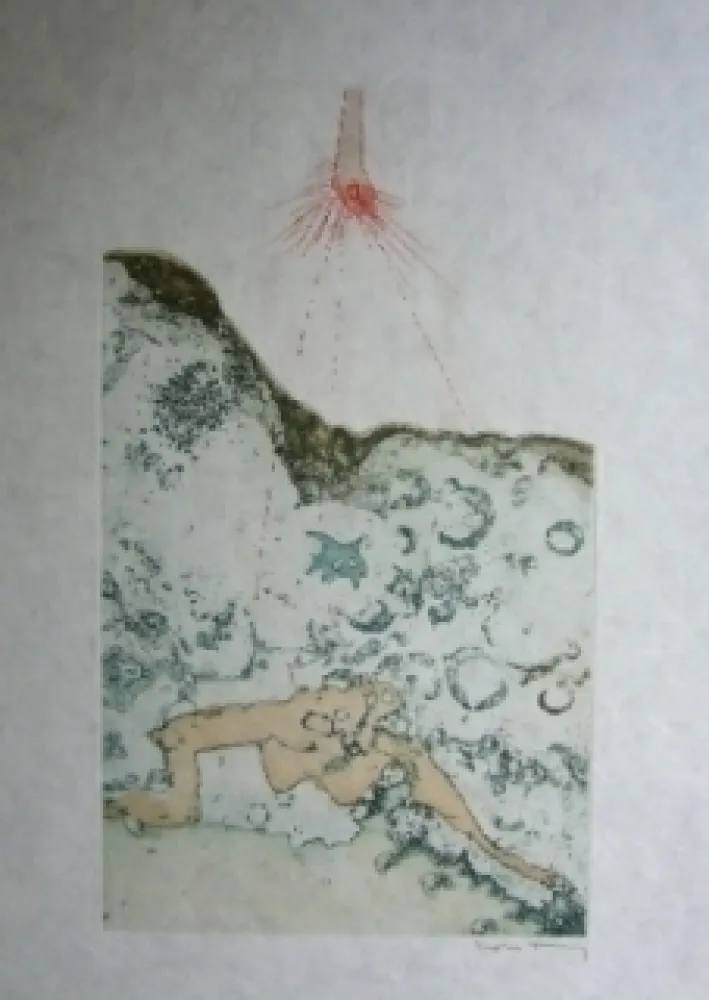 Aquatinta Tanning - Sans titre