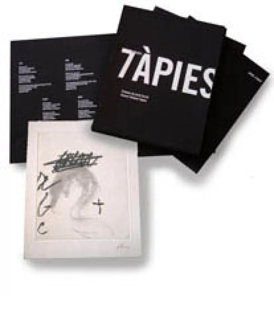 Illustriertes Buch Tàpies - 7 poemes a Tàpies