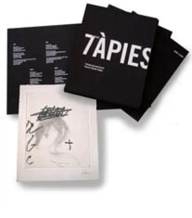 Illustriertes Buch Tàpies - 7 poemes a Tàpies