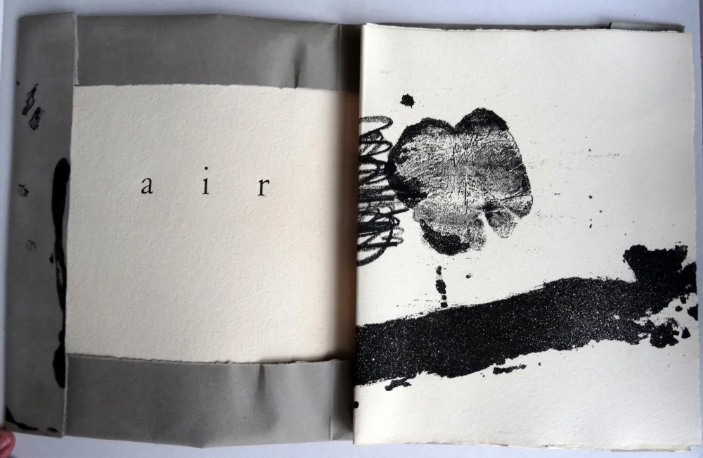 Illustriertes Buch Tàpies - Air - Tàpies André du Bouchet - Maeght