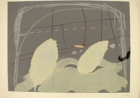 Radierung Tàpies - APARICIONS 5