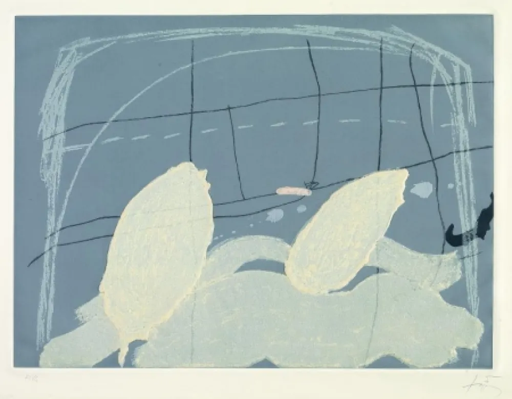 Radierung Tàpies - Aparicions 5