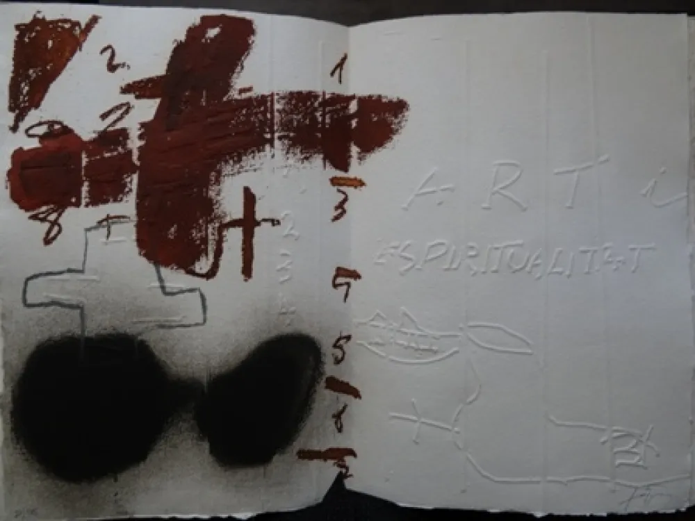 Illustriertes Buch Tàpies - Art i espiritualitat