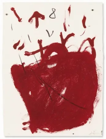 Radierung Und Aquatinta Tàpies - Carmí 8