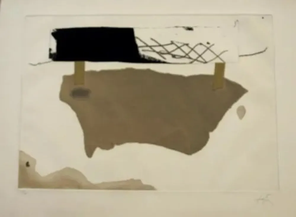 Radierung Tàpies - Cartró