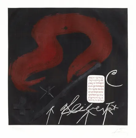 Stich Tàpies - Cinta roja