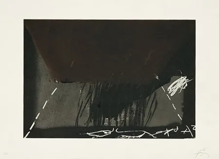 Lithographie Tàpies - Clau-12