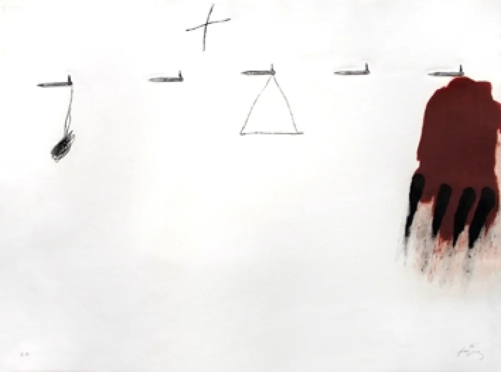 Stich Tàpies - Claus i ditades	