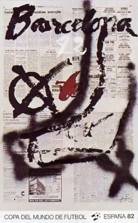 Plakat Tàpies - Copa del mundo 82