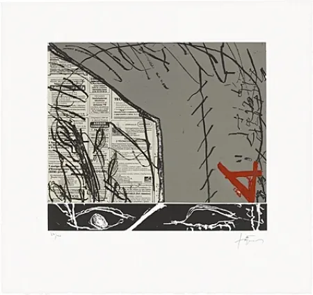 Radierung Und Aquatinta Tàpies - Cosit