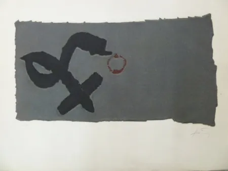 Radierung Tàpies - CREU DEFORMADA