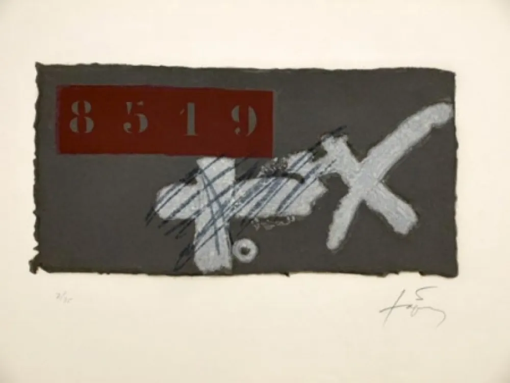 Radierung Tàpies - CREU I ICS