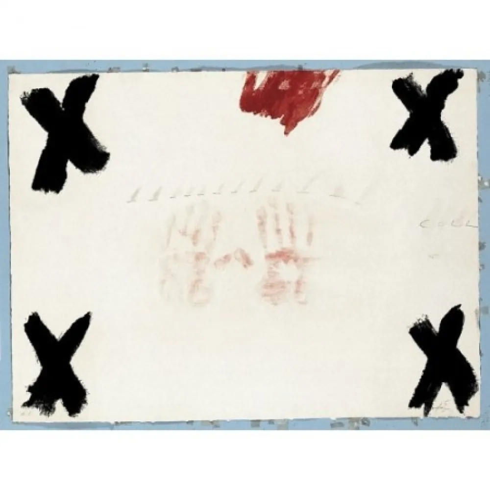 Stich Tàpies - Dues mans	