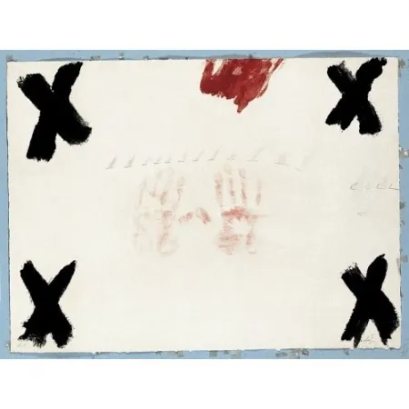 Stich Tàpies - Dues mans	