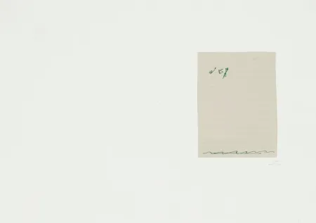 Lithographie Tàpies - El Pa A La Barca 2