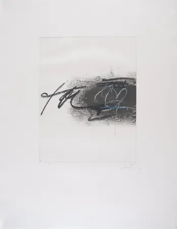 Radierung Tàpies - EQUATION II