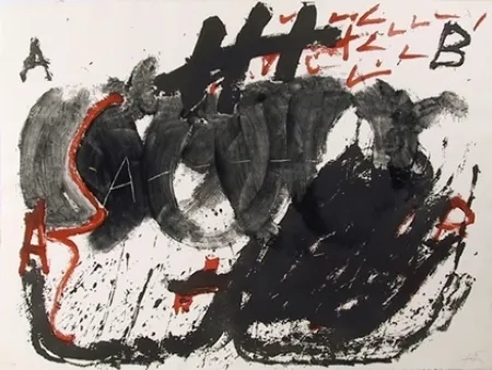 Radierung Tàpies - Espiral