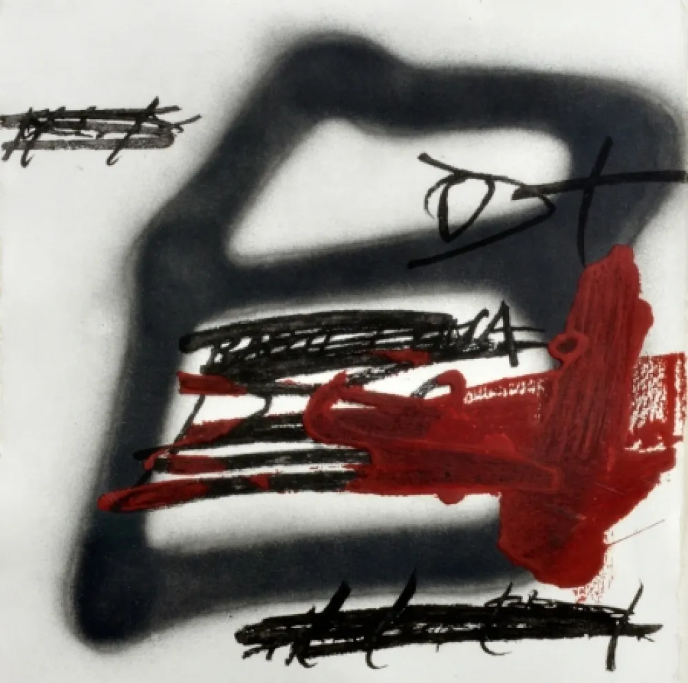 Radierung Und Aquatinta Tàpies - Forma Ombrejada