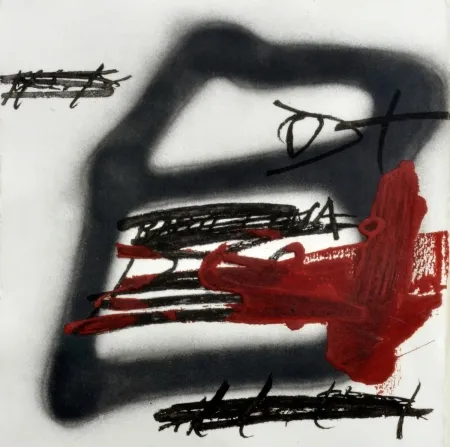 Radierung Und Aquatinta Tàpies - Forma Ombrejada