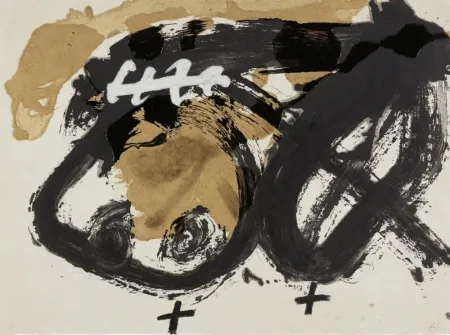 Radierung Tàpies - Formes i vernis