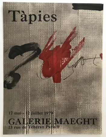 Plakat Tàpies - Galerie Maeght