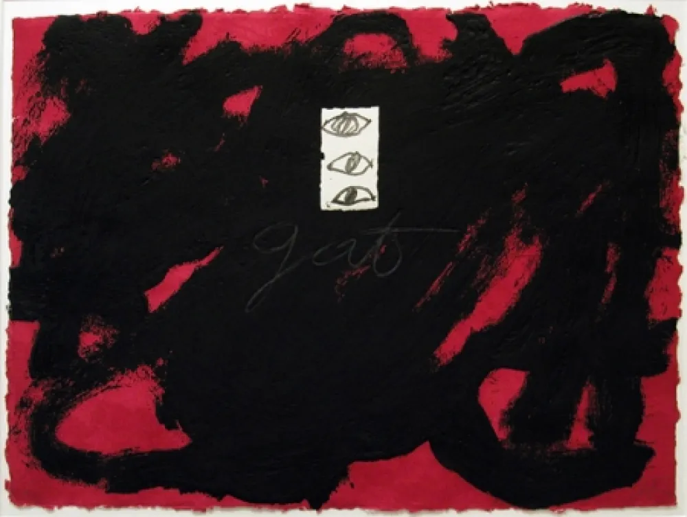 Radierung Und Aquatinta Tàpies - Gat