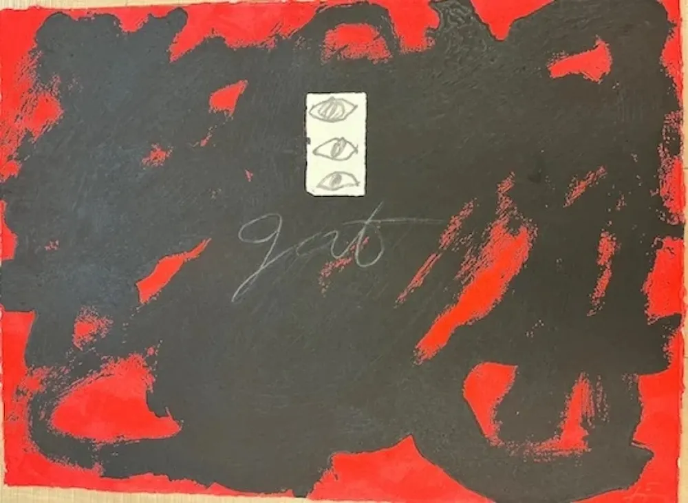 Radierung Tàpies - Gat